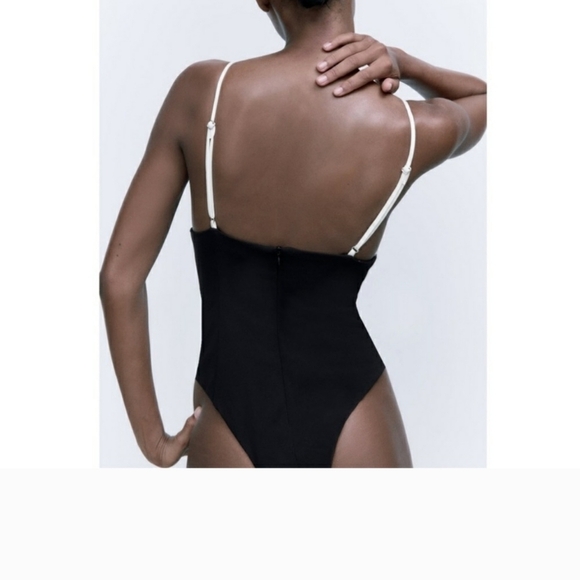 Zara Bow Bodysuit Size XS NWT - Picture 10 of 10